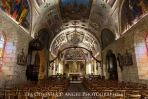Les peintures de Guillaume Fouace dans l'église de Montfarville