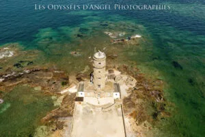 Le Sémaphore de Gatteville vu du haut du phare