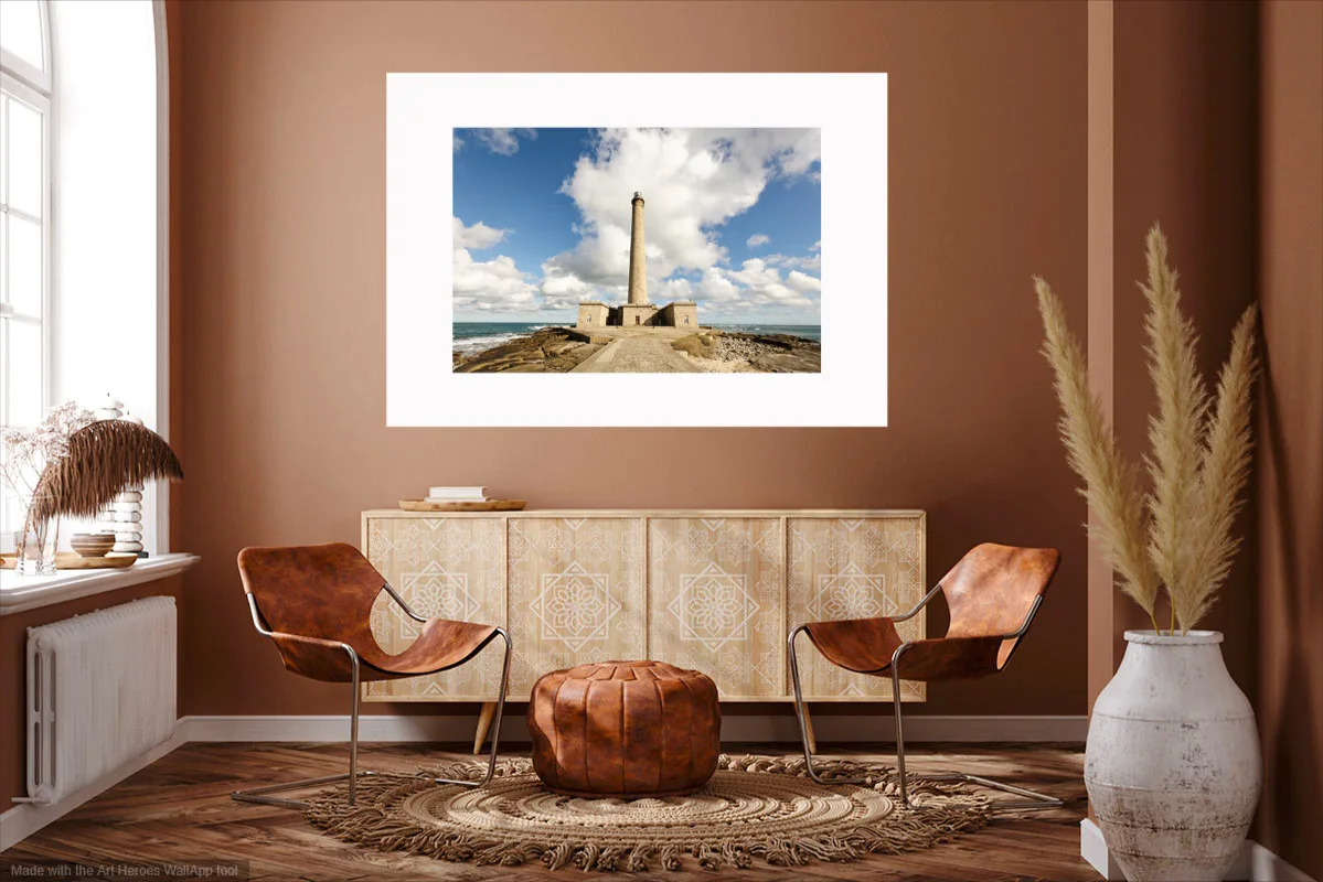 Photo PHARE DE GATTEVILLE disponible sur papier washi sur bois et sur papier Fine Art
