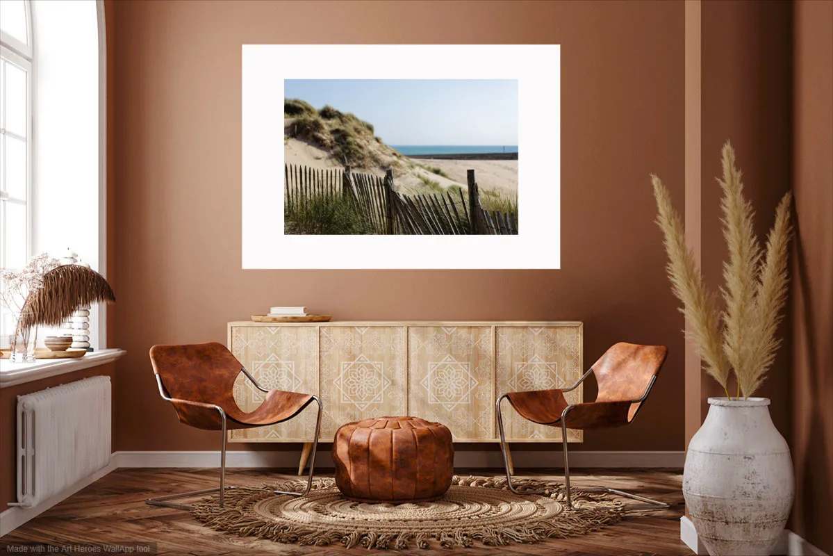 Photo PLAGE DE BARNEVILLE-CARTERET papier washi bois papier Fine Art Les Odyssées d'Angel