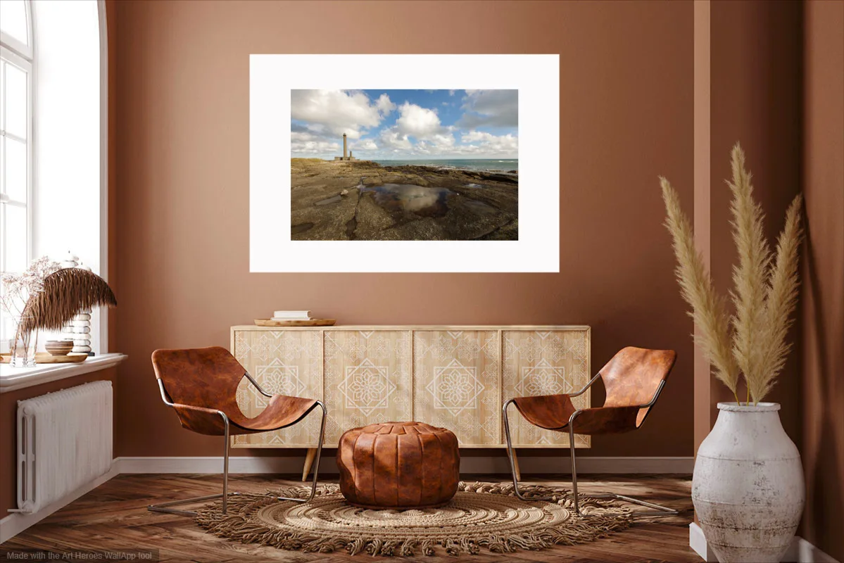 Photo POINTE DE BARFLEUR disponible sur papier washi sur bois et sur papier Fine Art